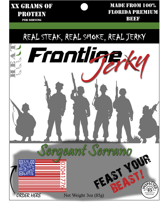 Sergeant Serrano- Beef Jerky